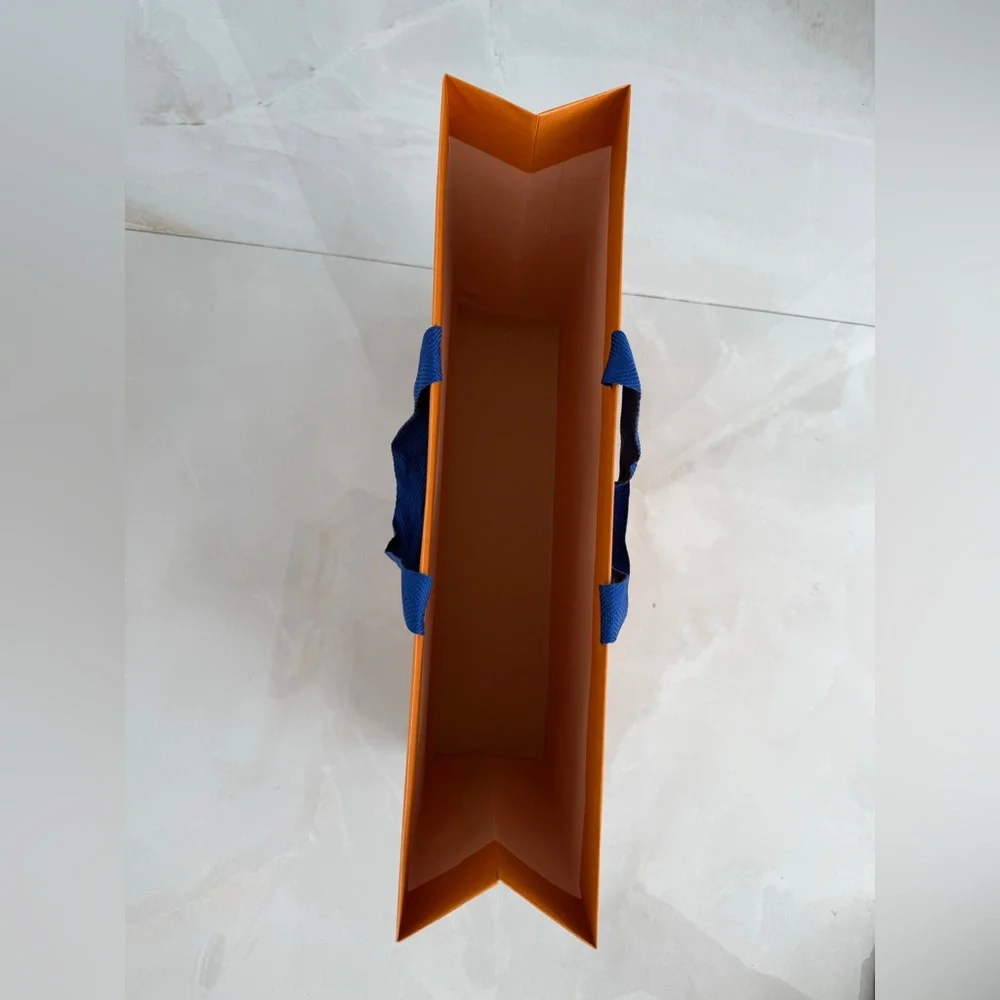 Louis Vuitton New “Button” Close Box w Tissue Ribbon Receipt Holder Shopping Bag - Picture 13 of 16